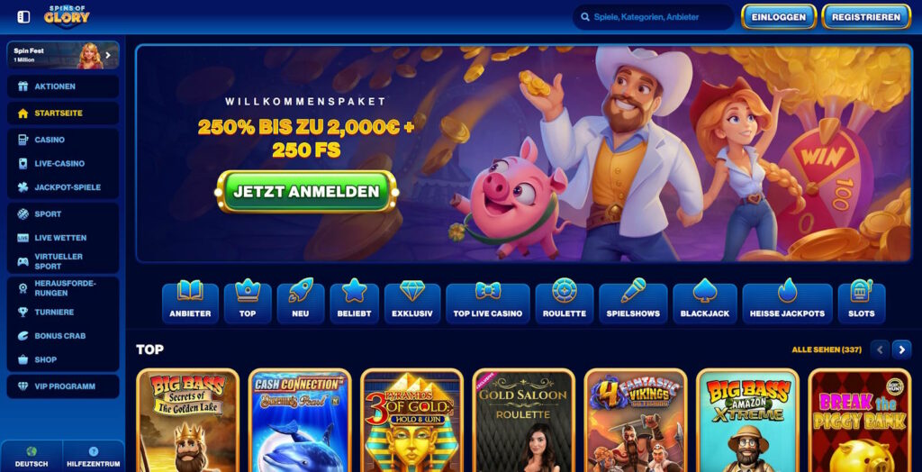 SpinsOfGlory Casino