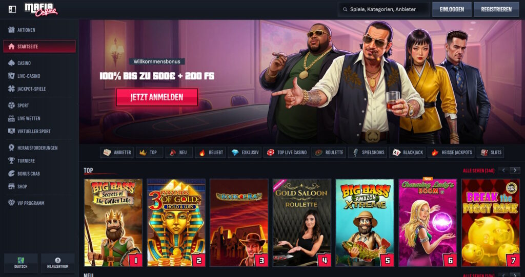 Mafia Casino Startseitie