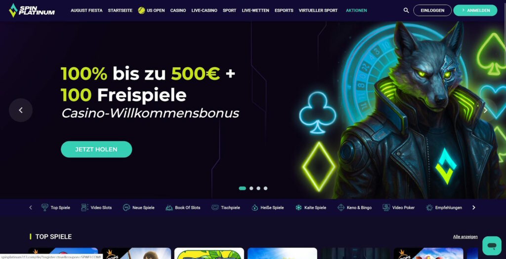 SpinPlatinum Startseite